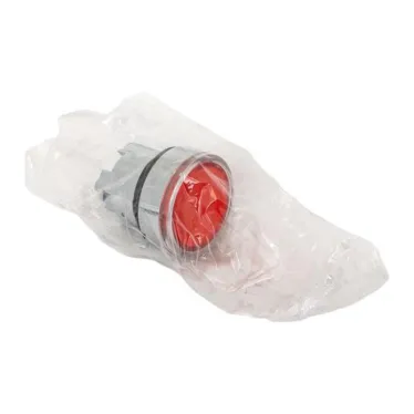 Исполнительный механизм кнопки XB4 красный плоский возвратный без фиксации, с подсветкой