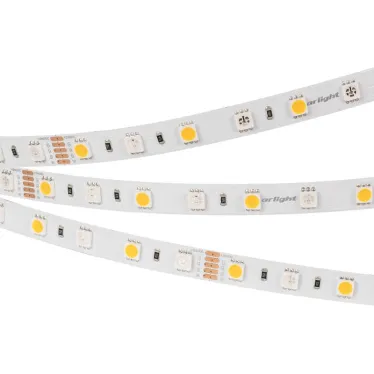 Лента LED RT-B60-10mm 24V RGBW-Day (14.4 W/m, IP20, 5060, 5m) (ARL, Открытый)