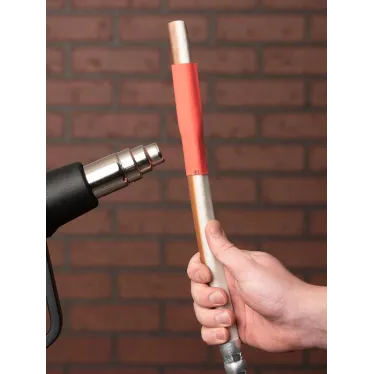 Трубка термоусаживаемая ТУТ нг 20/10 красная в отрезках по 1м PROxima