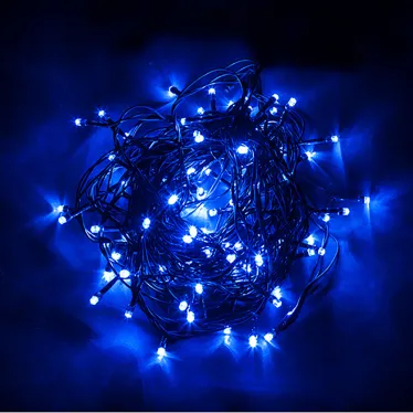 Гирлянда линейная LED синий 4м с контроллером