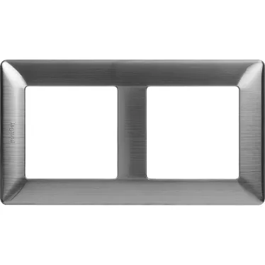 Valena LIFE Рамка 2 поста сталь универсальная