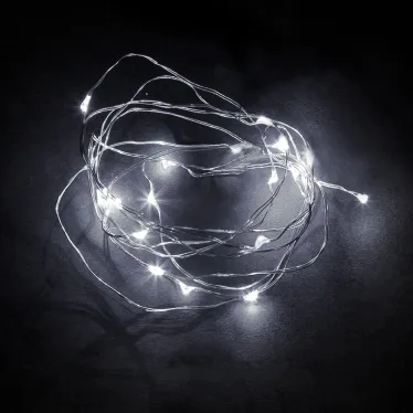 Гирлянда линейная LED 5000К 2м от батареек