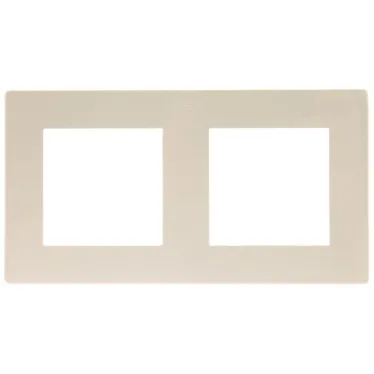 Рамка 2 поста, слоновая кость
