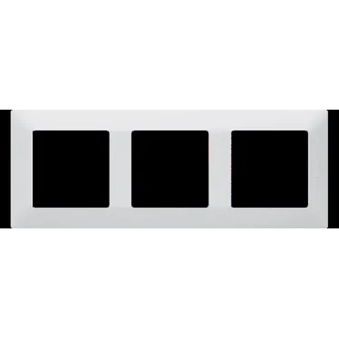 Valena LIFE Рамка 3 поста белая универсальная