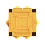 Коробка пластиковая FS с кабельными вводами и клеммниками IP55 100х100х50мм 6р 450V 6A 4мм кв.