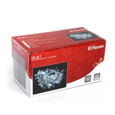 Гирлянда занавес LED 2700К c эффектом стробов 3х2м IP44