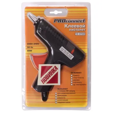 Пистолет клеевой PROconnect, 60 Вт, диаметр 11 мм