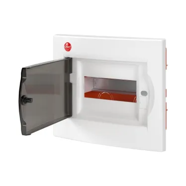 Щит встраиваемый с дверью 8 модулей IP41 белый с усиленным клеммным блоком 1х87308