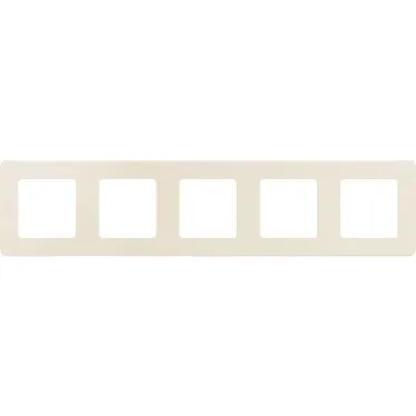Рамка 5 постов INSPIRIA слоновая кость