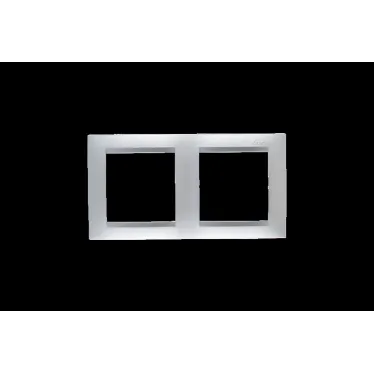 Рамка на 2 поста алюминий