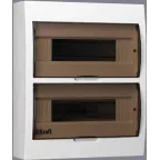 Щит распределительный навесной ЩРн-П-24 IP41 пластиковый прозрачная дверь