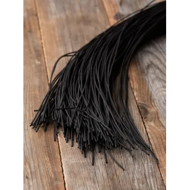 Термоусаживаемая трубка ТУТ нг 1/0.5 черная в отрезках по 1м PROxima