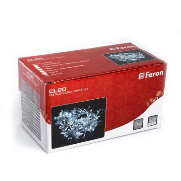 Гирлянда занавес LED 2700К с эффектом стробов 2х2м IP44