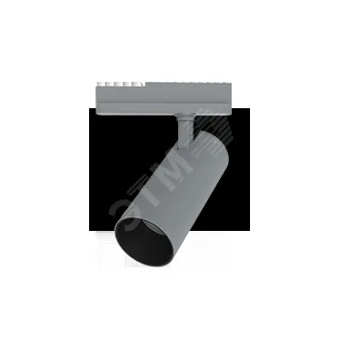 Светильник светодиодный трековый TT-Vivo TrueBright 30Вт 4000К 196х265х85 мм угол 35 ° CRI 92 RAL7045 серый муар | V1-R1-H0519-90R08-2003040 | VARTON