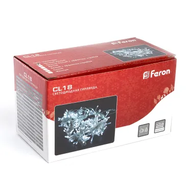 Гирлянда занавес LED 5000К эффект стробов 1.5х1.5м IP44
