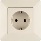 Valena LIFE Рамка 1 пост слоновая кость универсальная