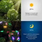 Садовая гирлянда ERASF22-16 Стрекоза на солнечной батарее 5,8 м