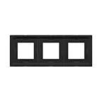 Рамка из металла, ''Avanti'', черная, 6 модулей