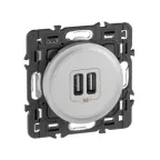 Celiane Панель лицевая розетки USB титан