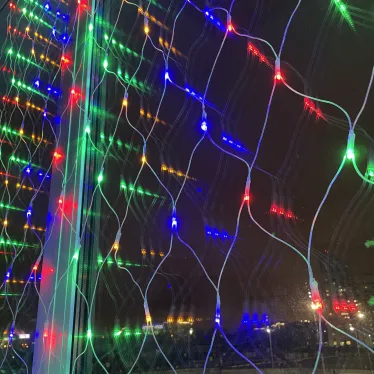 Гирлянда LED Сеть 1,8 м*1,5 м ENIS-01M мультиколор, мультирежим, 220V, IP20 (60/540)