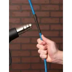 Трубка термоусаживаемая ТУТ нг 10/5 черная в отрезках по 1м PROxima