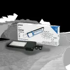 Светильник уличный консольный ДКУ 100 Вт 12000 лм 5000К AC 220В IP65 455х180х49мм широкая КСС Ш Qplus Gauss