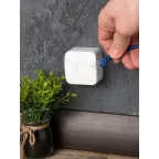 Розетка Минск Phone 1-местная ОП белая