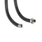 Металлорукав DN 40мм в герметичной ПВХ изоляции, Dвн 40,0 мм, Dнар 46,0,25 м, цвет чёрный