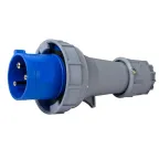 Вилка переносная 2Р+РЕ 63А 220В IP67 ВП-103