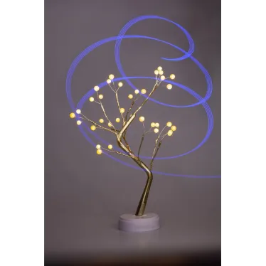Декоративный светильник Жемчужное дерево h 45 см, теплый свет, 36 LED, 3*АА, IP20 ЕGNID - 36W