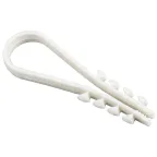 Дюбель-хомут 11-18мм нейлон белый (100шт)