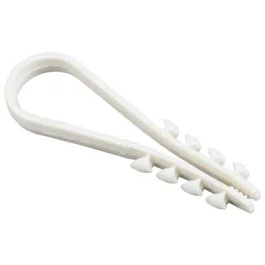 Дюбель-хомут 11-18мм нейлон белый (100шт)