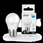 Лампа светодиодная LED 8 Вт 560 лм 6500К шар P45 холодный E27 AC 220В Elementary Gauss