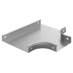 Переход Т-образный плавный 200х300х100, толщина 0,7 мм, Сендзимир цинк