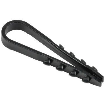 Дюбель-хомут 5-10мм нейлон черный (100шт)