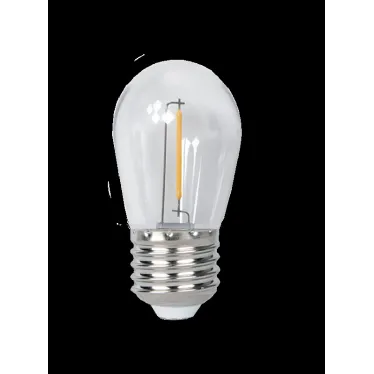 Лампа светодиодная LED 1Вт E27 2700K прозрачная S14 для Белт лайт 230/50 -40...+50°C