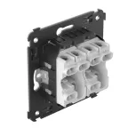 Avanti Выключатель двухклавишный в стену, Белое облако