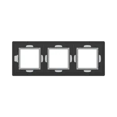 Рамка из алюминия, ''Avanti'', серая, 6 модулей