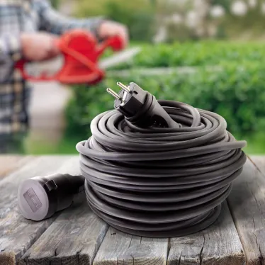 Удлинитель силовой UPx-1e-3x2,5-40m-IP44(KG) в бухте с заземлением 1 розетка 40 м КГ 3х2,5мм2