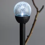 Светильник уличный Капля на солнечной батарее холодный белый высота 33 см 1 LED ERASF23-15 ЭРА