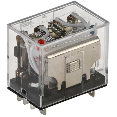 Реле промежуточное 230В переменного тока 4пк 10A РЭК77/4 с индикацией