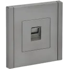 FORTE@PIANO Розетка компьютерная RJ45 кат.5E FP532 сталь IEK