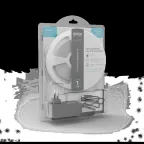 Лента светодиодная LED 2835/120-SMD 12 Вт/м 1200 лм/м 4000К DC 12В IP65 8мм комплект лента и драйвер (блистер 5м) Basic Gauss