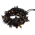 Гирлянда 100LED Нить 10 м, желтый свет, черн. каучук, 220В, IP65 ERAPS-NZ2