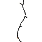 Гирлянда 100LED Нить 10 м, желтый свет, черн. каучук, 220В, IP65 ERAPS-NZ2