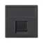 Connect Адаптер на 1 RJ45 CJ545U(FM) CJ546U(FM) шторка 45х45мм SС графит