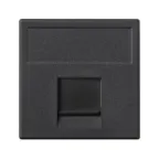 Connect Адаптер на 1 RJ45 CJ545U(FM) CJ546U(FM) шторка 45х45мм SС графит