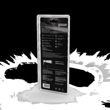 Фонарь светодиодный рабочий 4 Вт 210 лм Черный IP33 на батарейках 4xAAA GFL Gauss