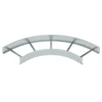 Угловая секция 90° лестничного лотка 110х400 мм R-500 мм. Тип: