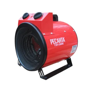 Пушка тепловая электрическая на 5 кВт, круглая